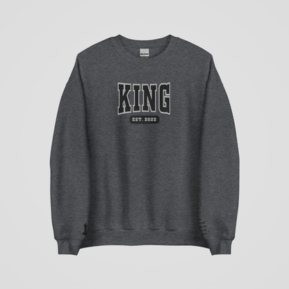ROYAL COLLEGIATE EMBROIDERED CREWNECK *JONATHAN KING EDITION