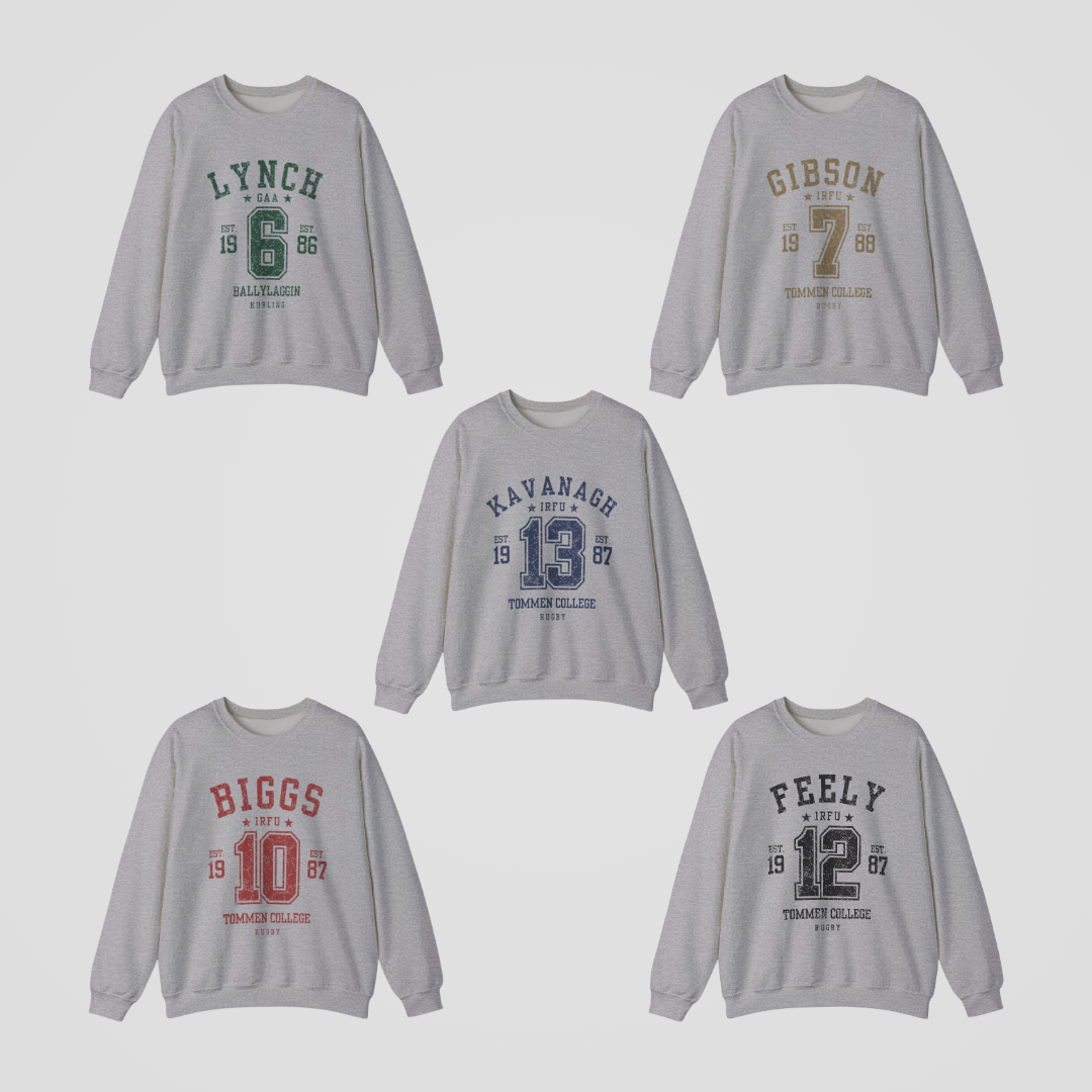 TOMMEN BOYS ATHLETIC CREWNECKS