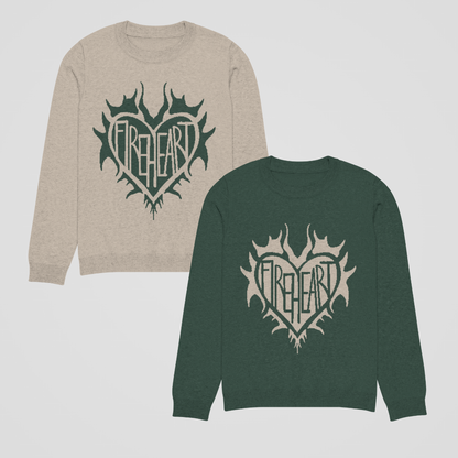 FIREHEART KNIT SWEATER