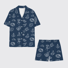Load image into Gallery viewer, COASTAL GIRL PAJAMA SHORTS SETS
