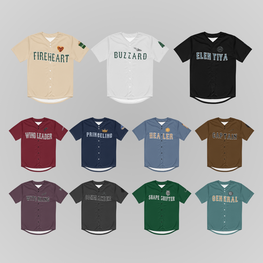 THRONE OF GLASS BASEBALL JERSEYS