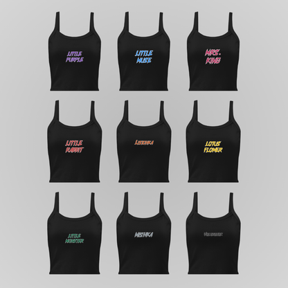 LEGACY OF GODS NICKNAMES EMBROIDERED BABY TANKS