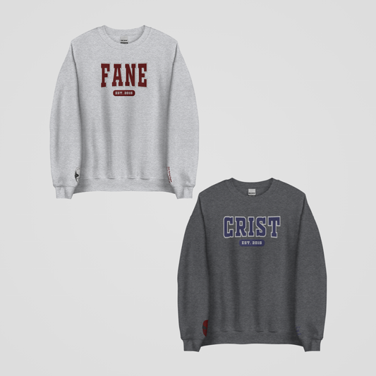 DEVIL'S NIGHT COLLEGIATE EMBROIDERED CREWNECKS *MICHAEL x RIKA EDITION