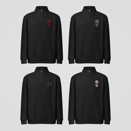 HORSEMEN QUARTER-ZIP SWEATERS