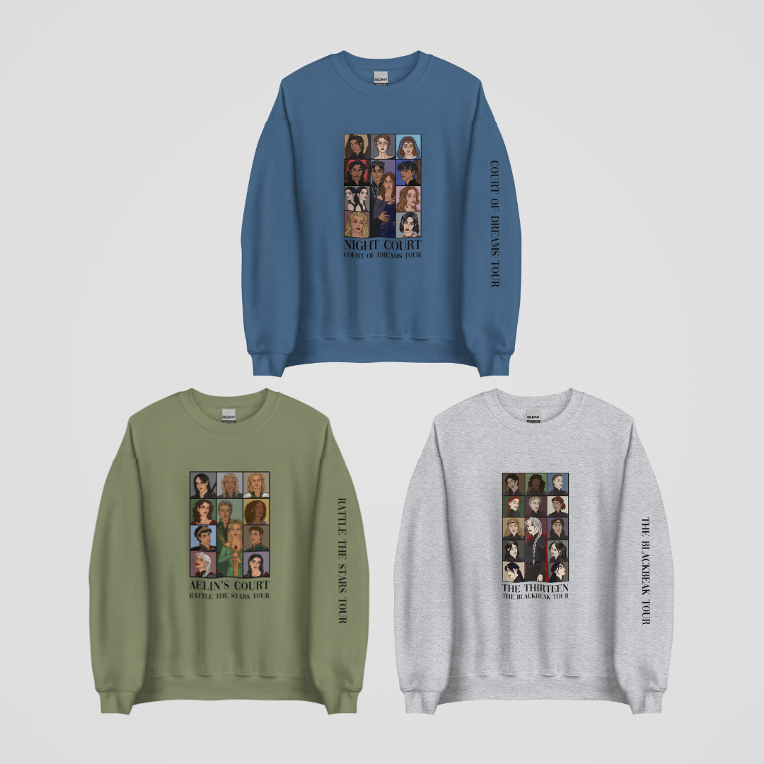 SARAH J MAAS CONCERT ERAS CREWNECKS