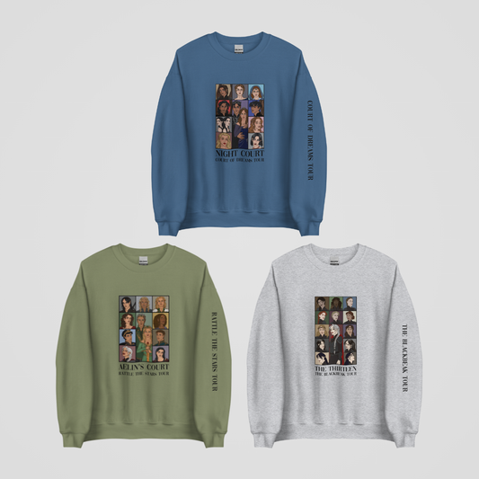 SARAH J MAAS CONCERT ERAS CREWNECKS