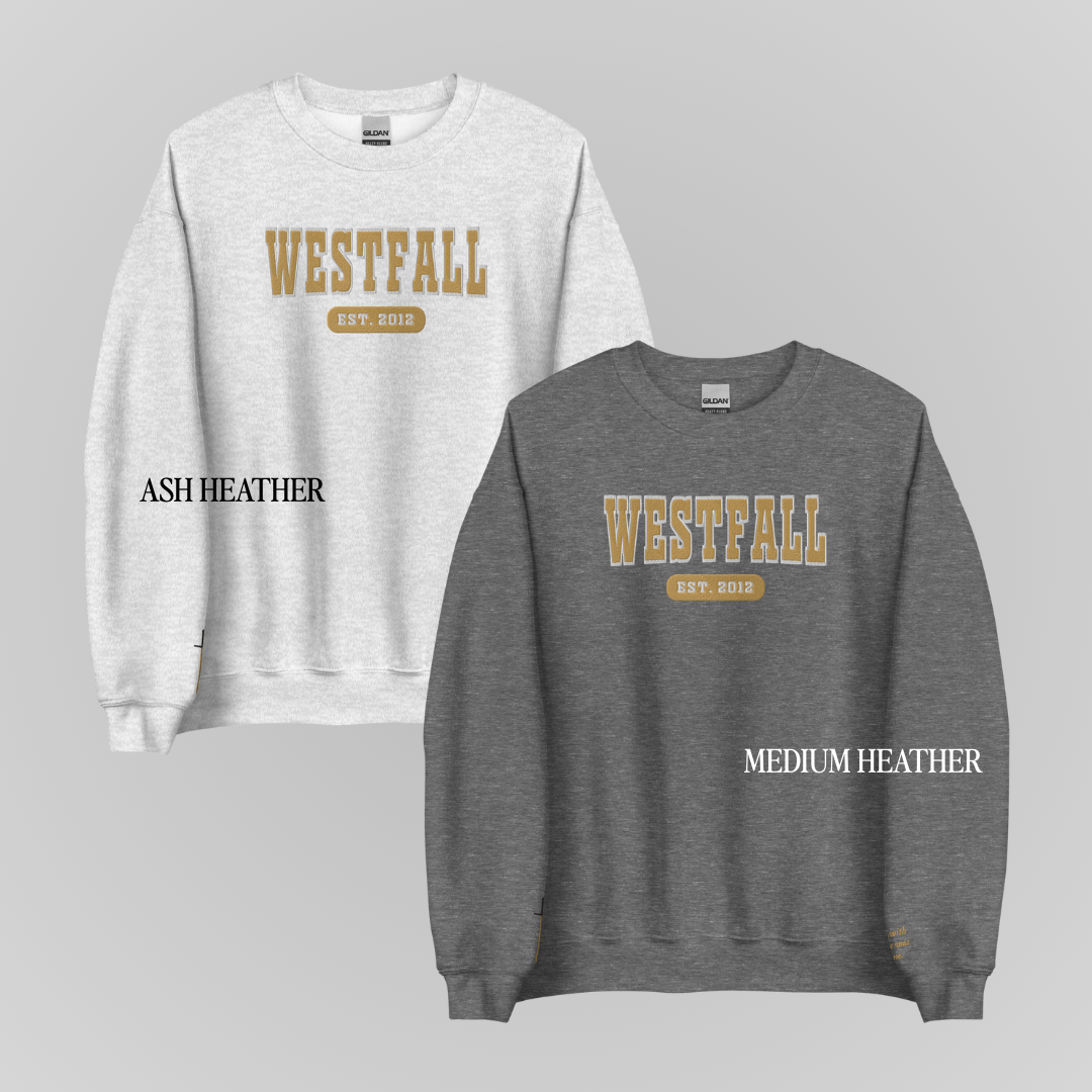 THRONE OF GLASS COLLEGIATE EMBROIDERED CREWNECKS *CHAOL x YRENE EDITION