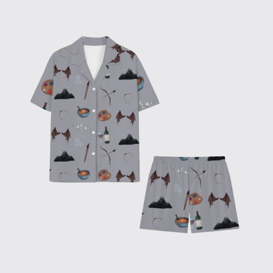 FEYRE'S PAJAMA SHORTS SET