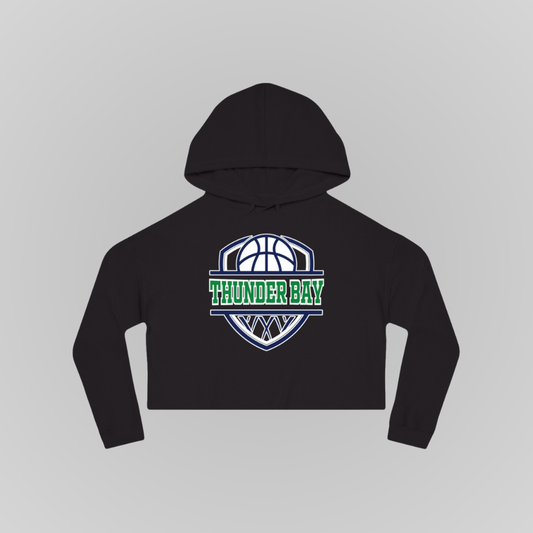 THUNDER BAY BASKETBALL WORKOUT CROP HOODIE
