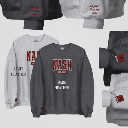 ROYAL ELITE COLLEGIATE EMBROIDERED CREWNECKS *COLE x SILVER EDITION