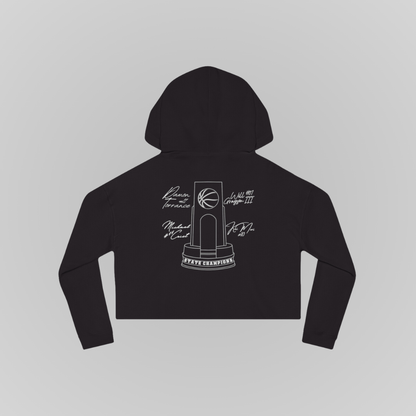 THUNDER BAY BASKETBALL WORKOUT CROP HOODIE