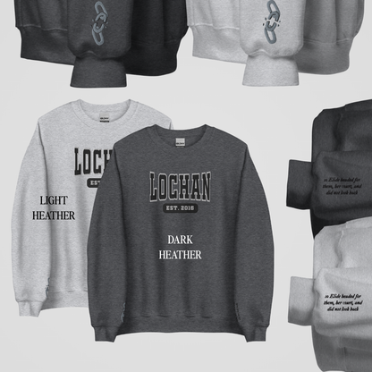 THRONE OF GLASS COLLEGIATE EMBROIDERED CREWNECKS *LORCAN x ELIDE EDITION