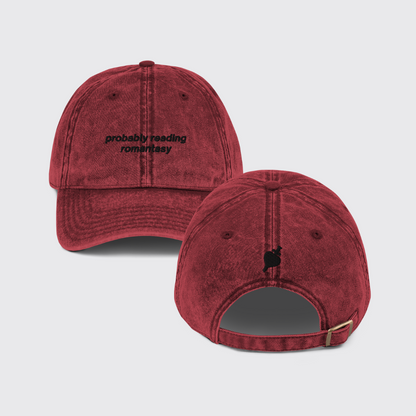 PROBABLY READING ROMANTASY HAT