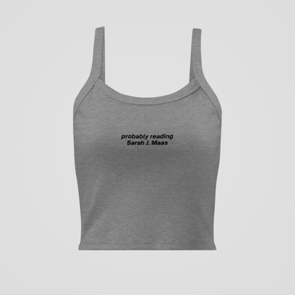 PROBABLY READING SJM EMBROIDERED BABY TANK