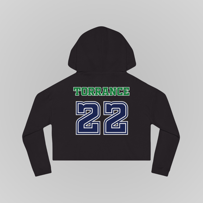 THUNDER BAY BASKETBALL WORKOUT CROP HOODIE