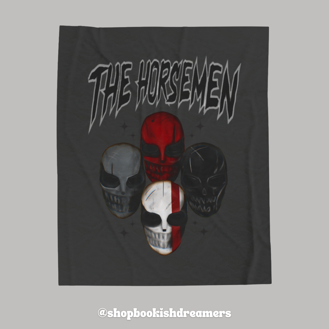 THE HORSEMEN VELVETEEN BLANKET
