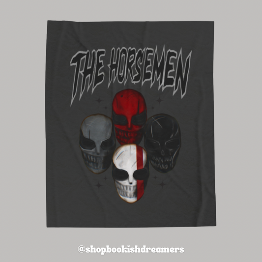 THE HORSEMEN VELVETEEN BLANKET
