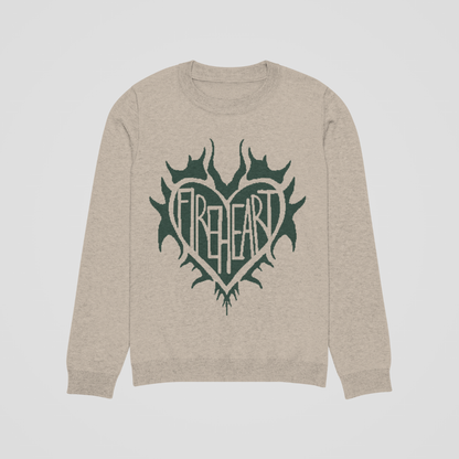 FIREHEART KNIT SWEATER