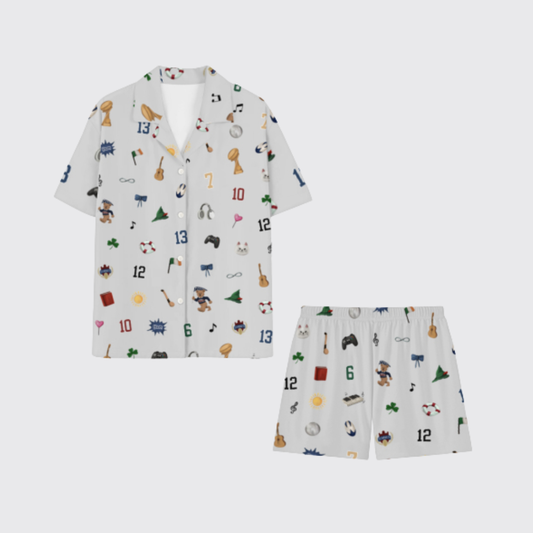 BOYS OF TOMMEN PAJAMA SHORTS SET