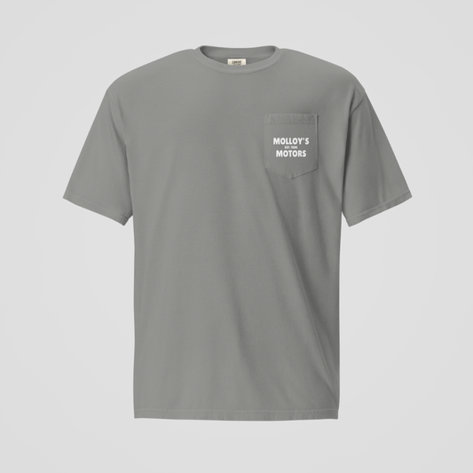 MOLLOY'S MOTORS FRONT POCKET TEE