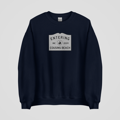 COUSINS EMBROIDERED CREWNECK