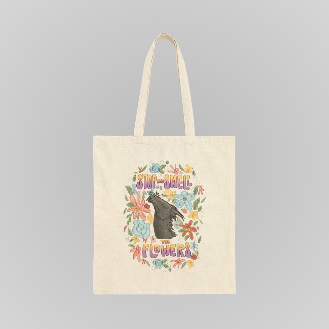 SMELL THE FLOWERS TOTE