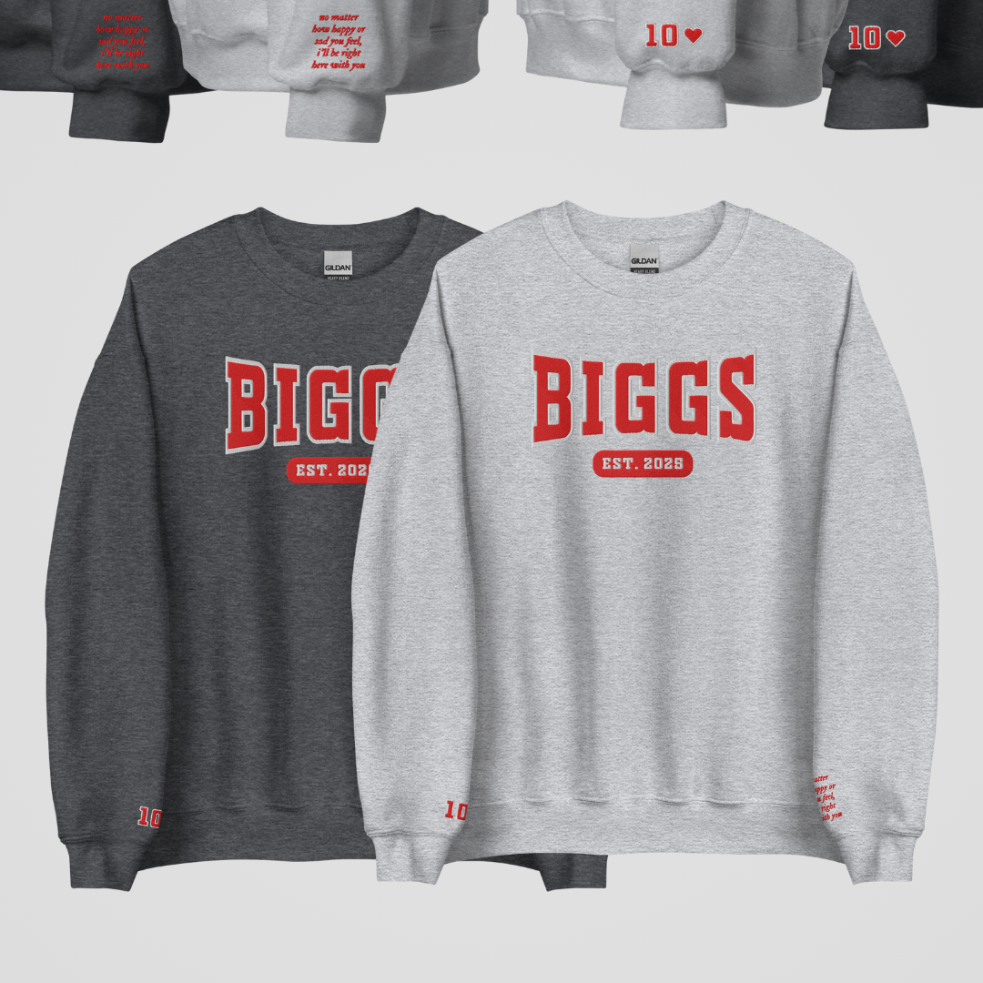 COLLEGIATE EMBROIDERED CREWNECKS *BOYS OF TOMMEN EDITION
