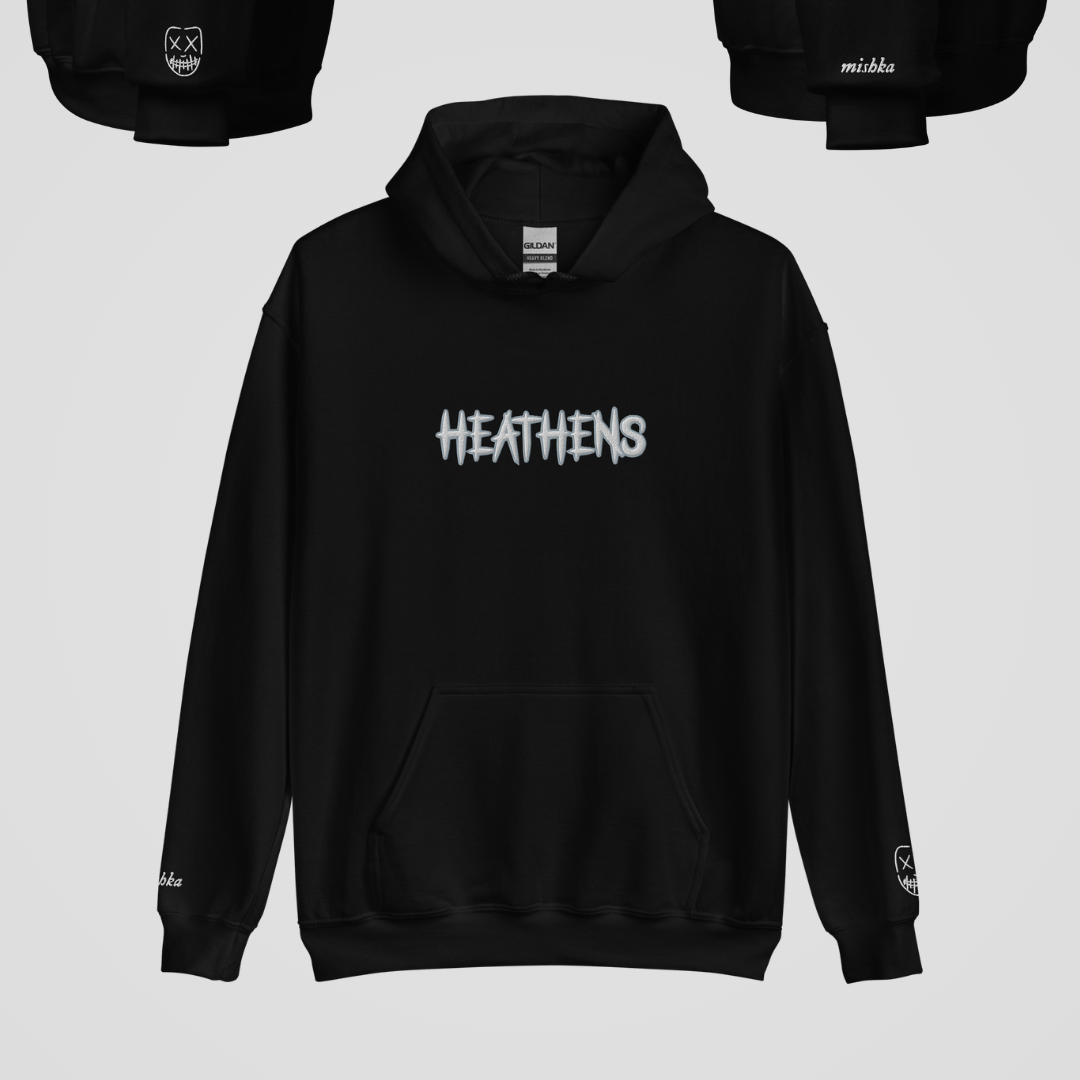 HEATHENS EMBROIDERED HOODIE