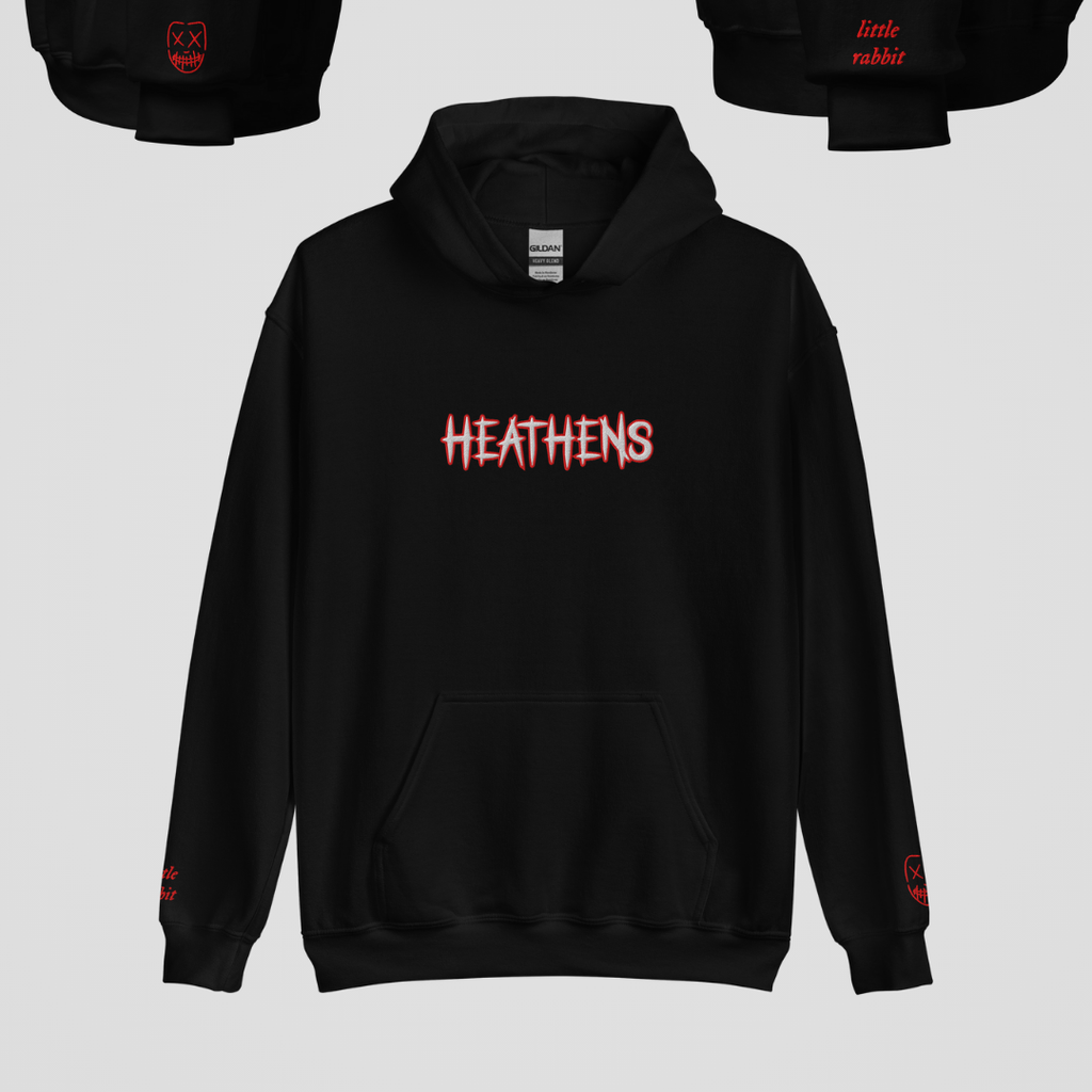 HEATHENS EMBROIDERED HOODIE