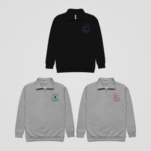 Load image into Gallery viewer, MAASVERSE LOCATIONS EMBROIDERED FLEECE QUARTER-ZIP JACKET
