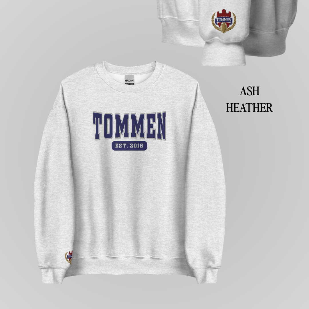 TOMMEN LOCATIONS COLLEGIATE EMBROIDERED CREWNECKS *TOMMEN x BALLYLAGGIN EDITION