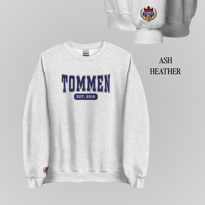 TOMMEN LOCATIONS COLLEGIATE EMBROIDERED CREWNECKS *TOMMEN x BALLYLAGGIN EDITION