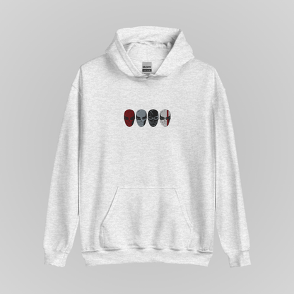 HORSEMEN MASKS EMBROIDERED HOODIE