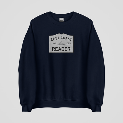 EAST COAST READER EMBROIDERED CREWNECK