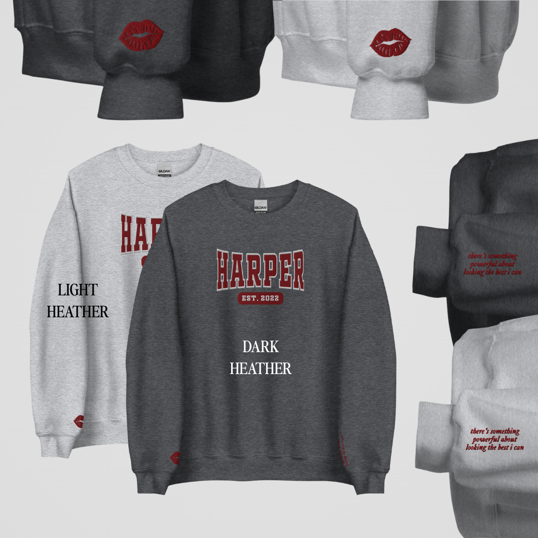 ROYAL ELITE COLLEGIATE EMBROIDERED CREWNECK *JONATHAN x AURORA EDITION