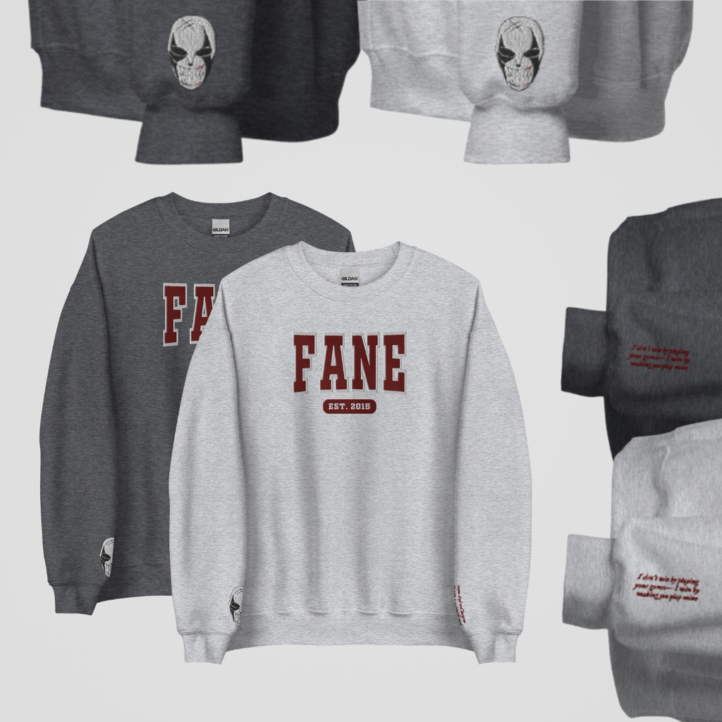 COLLEGIATE EMBROIDERED CREWNECK *DEVIL'S NIGHT FEMALES EDITION