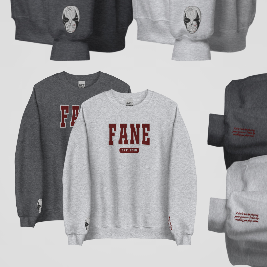 COLLEGIATE EMBROIDERED CREWNECK *DEVIL'S NIGHT FEMALES EDITION