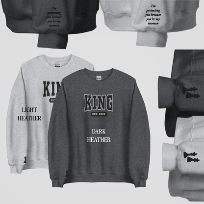 ROYAL COLLEGIATE EMBROIDERED CREWNECK *JONATHAN KING EDITION