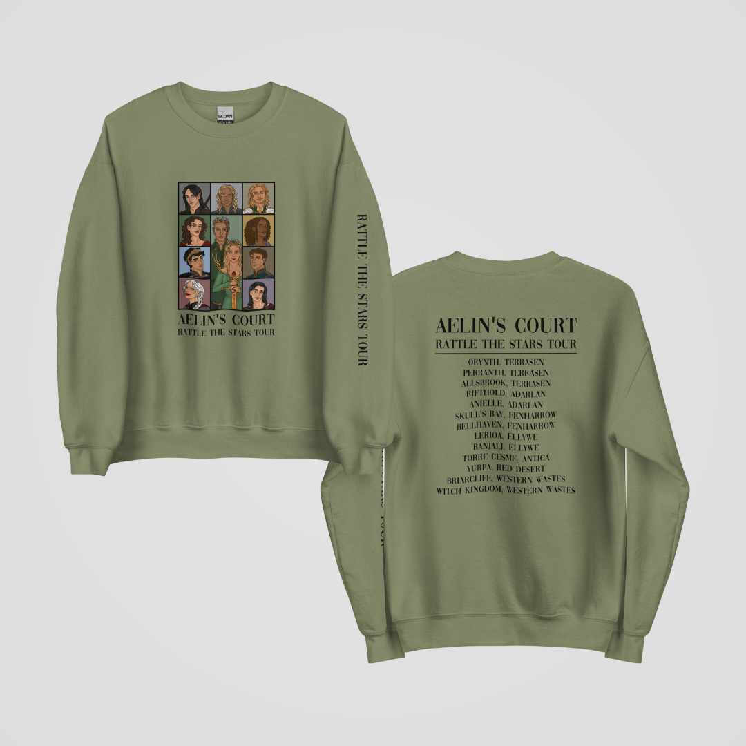 SARAH J MAAS CONCERT ERAS CREWNECKS