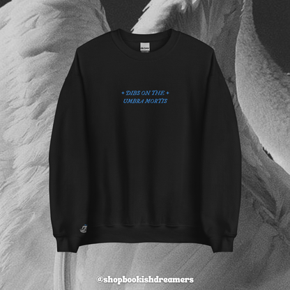 DIBS ON THE UMBRA MORTIS EMBROIDERED CREWNECK