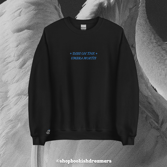 DIBS ON THE UMBRA MORTIS EMBROIDERED CREWNECK
