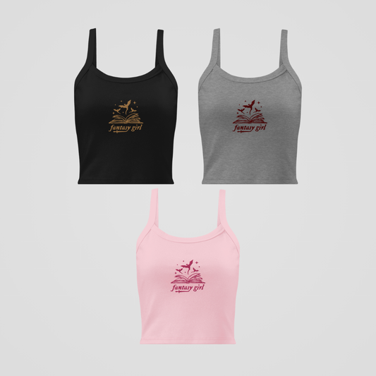 FANTASY GIRL EMBROIDERED BABY TANK
