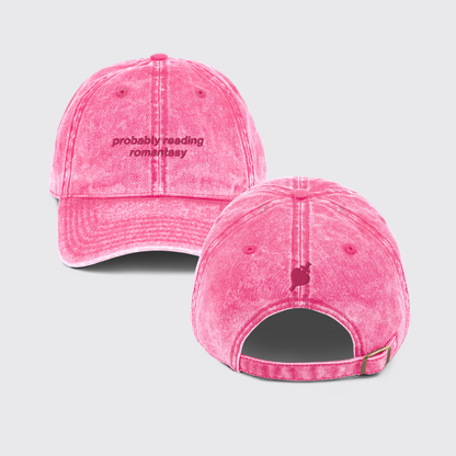 PROBABLY READING ROMANTASY HAT