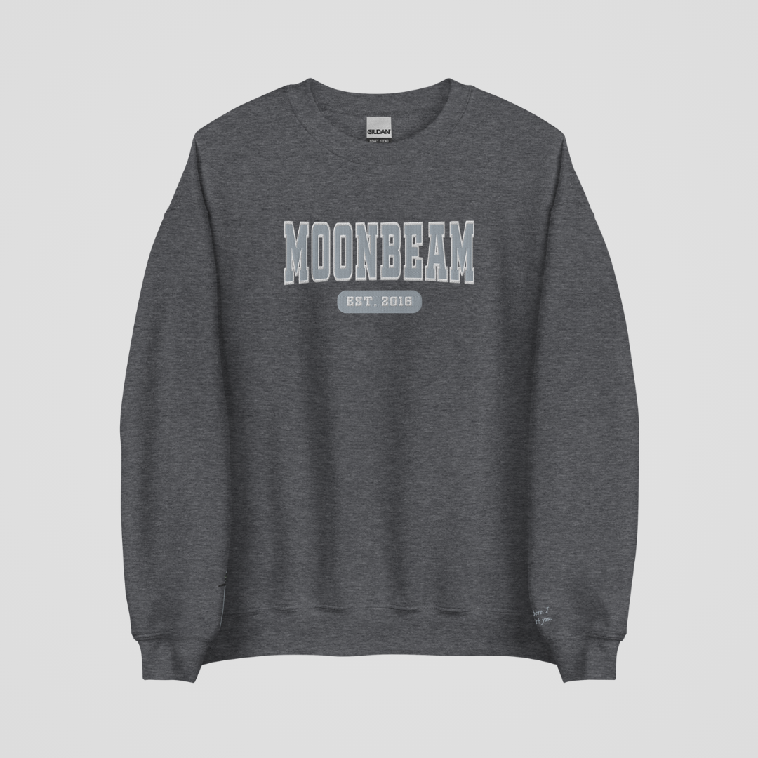 THRONE OF GLASS COLLEGIATE EMBROIDERED CREWNECKS *FENRYS MOONBEAM EDITION