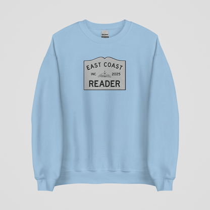 EAST COAST READER EMBROIDERED CREWNECK