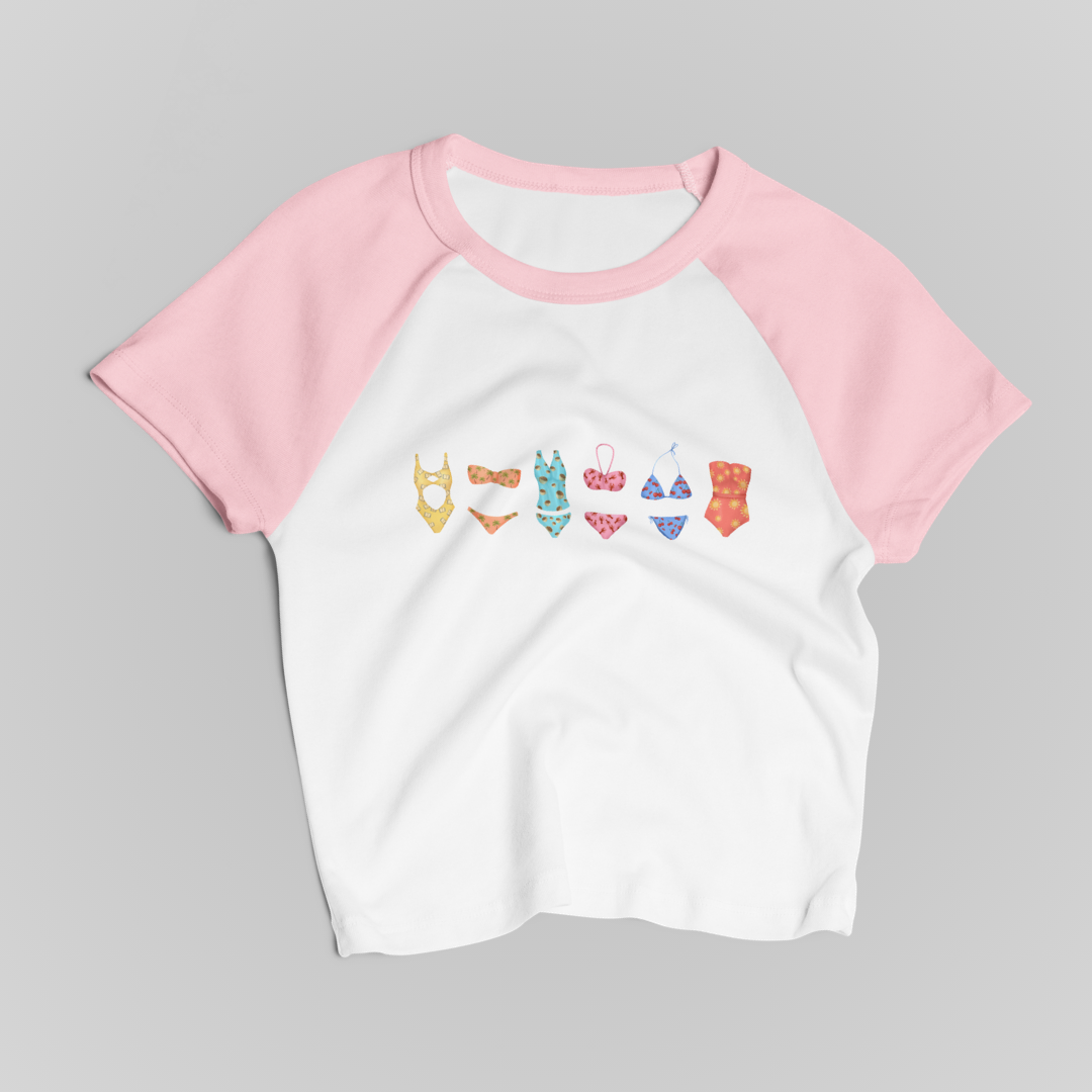 EMHEN BIKINIS RAGLAN BABY TEES