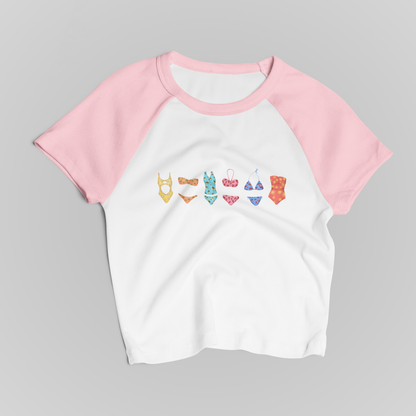 EMHEN BIKINIS RAGLAN BABY TEES