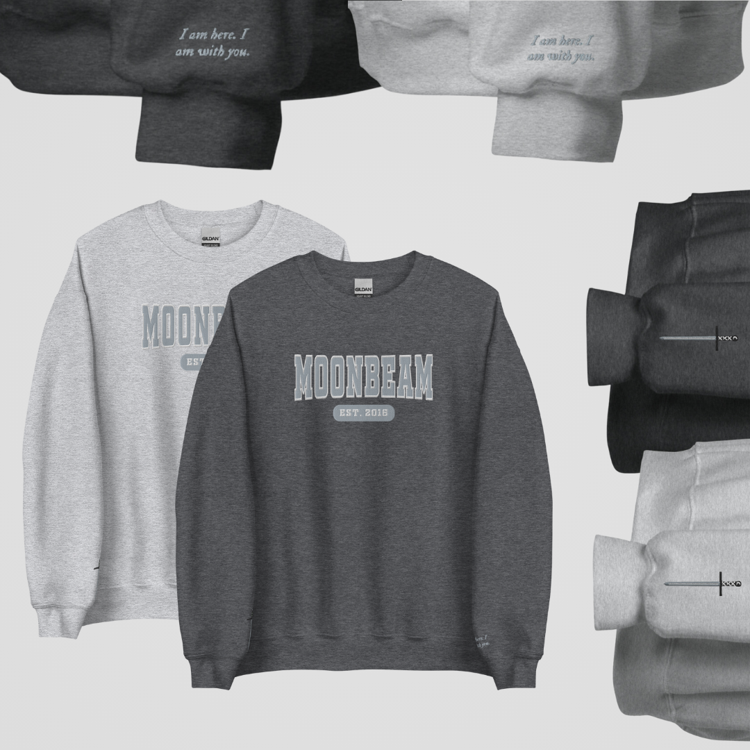 SJM COLLEGIATE EMBROIDERED CREWNECK *TOG BOOK BOYFRIEND EDITION