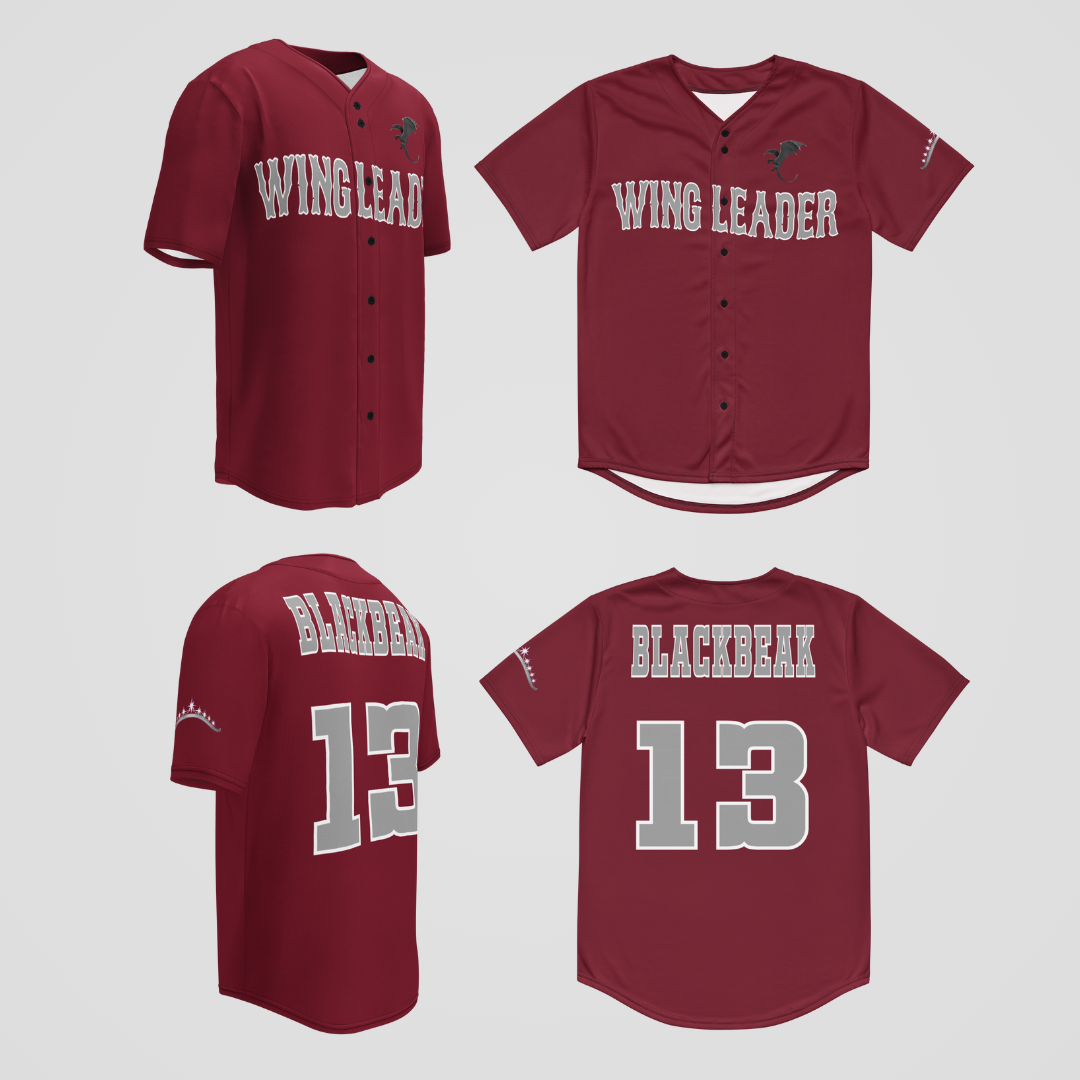 THRONE OF GLASS BASEBALL JERSEYS