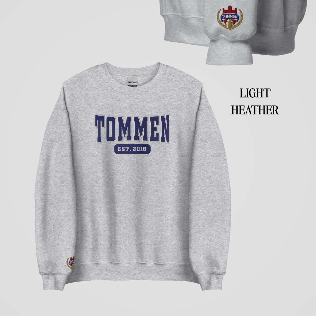 TOMMEN LOCATIONS COLLEGIATE EMBROIDERED CREWNECKS *TOMMEN x BALLYLAGGIN EDITION